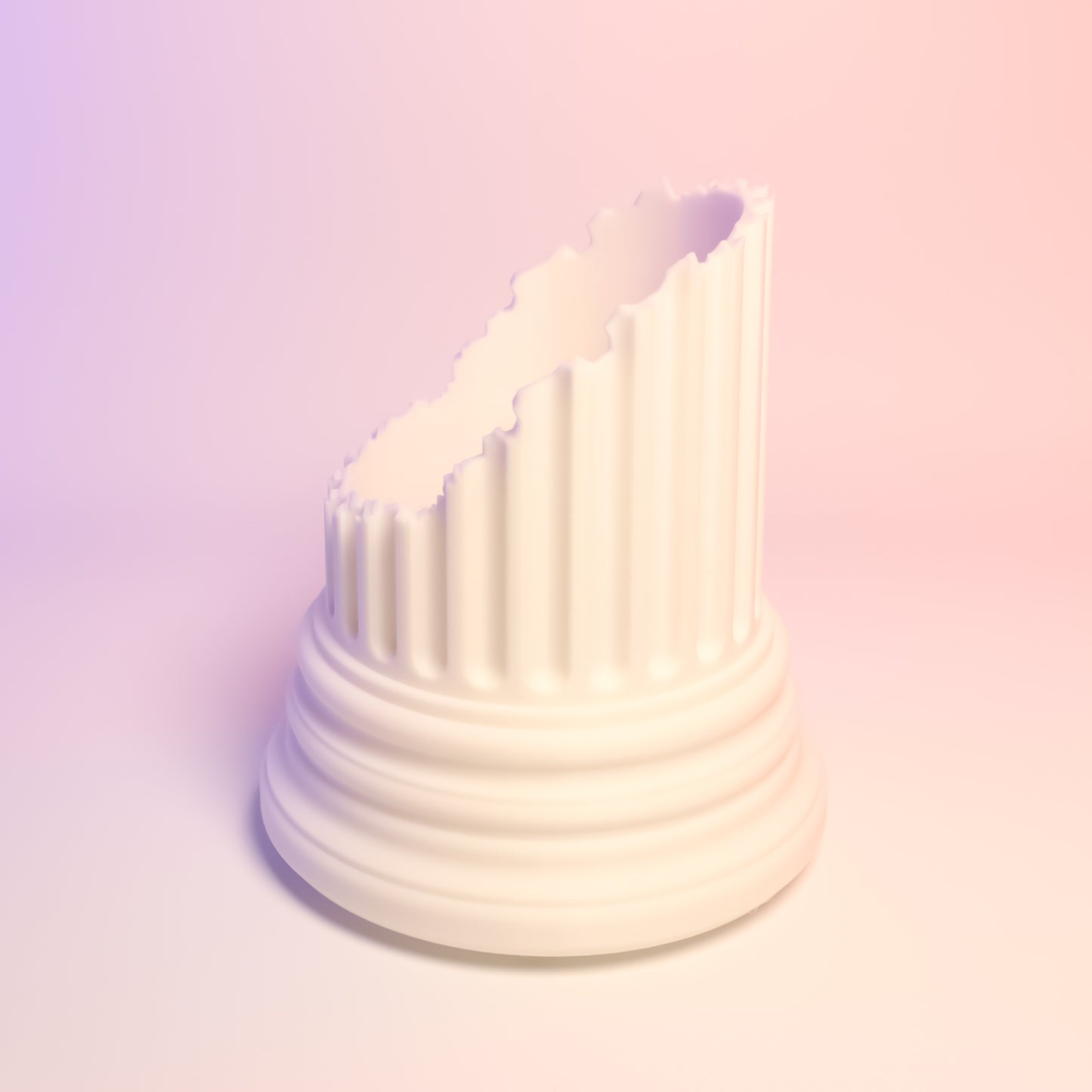 Broken Roman Pillar Container